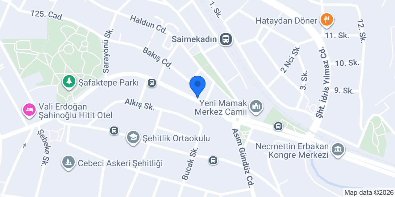 Otoban Sürücü Kursu konumu