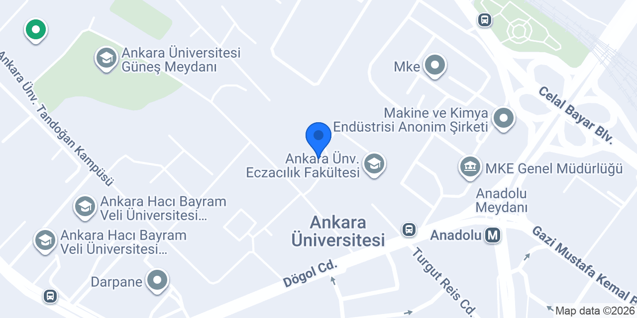 Coffy Ankara Üniversitesi konumu