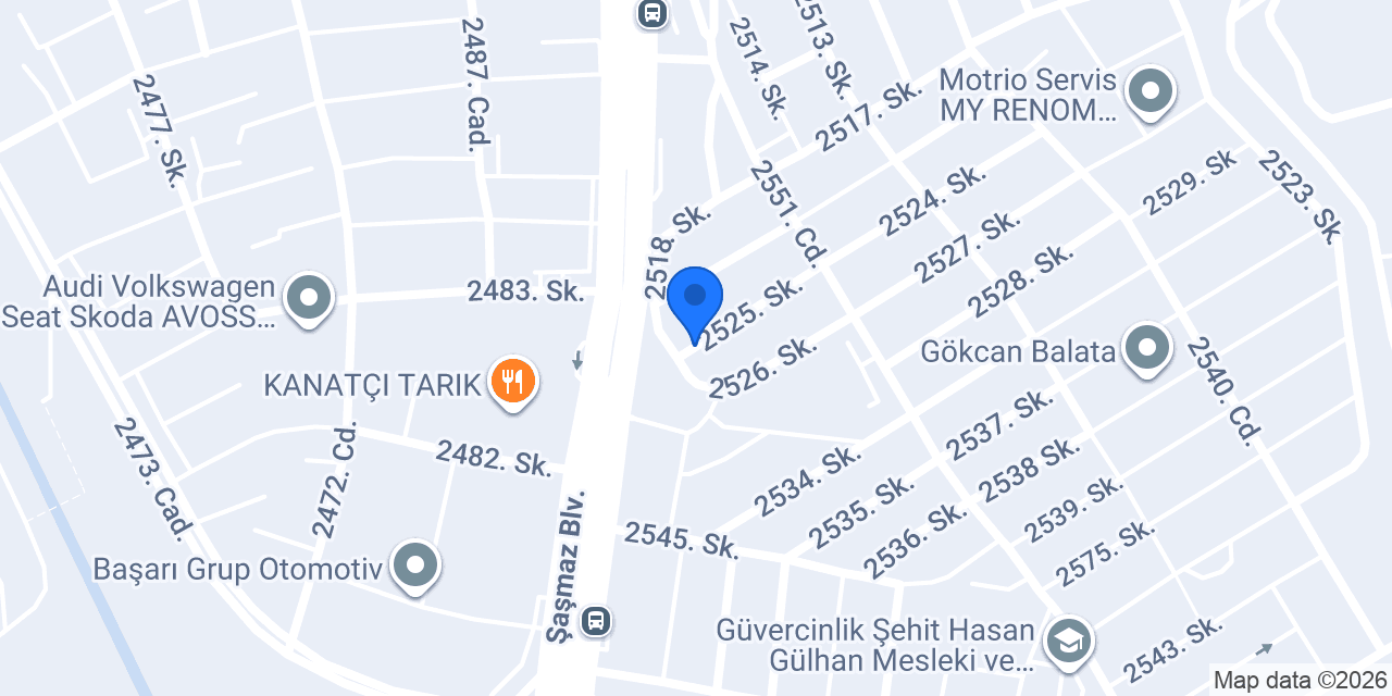 Güven Pompa Bosch Diesel Service konumu