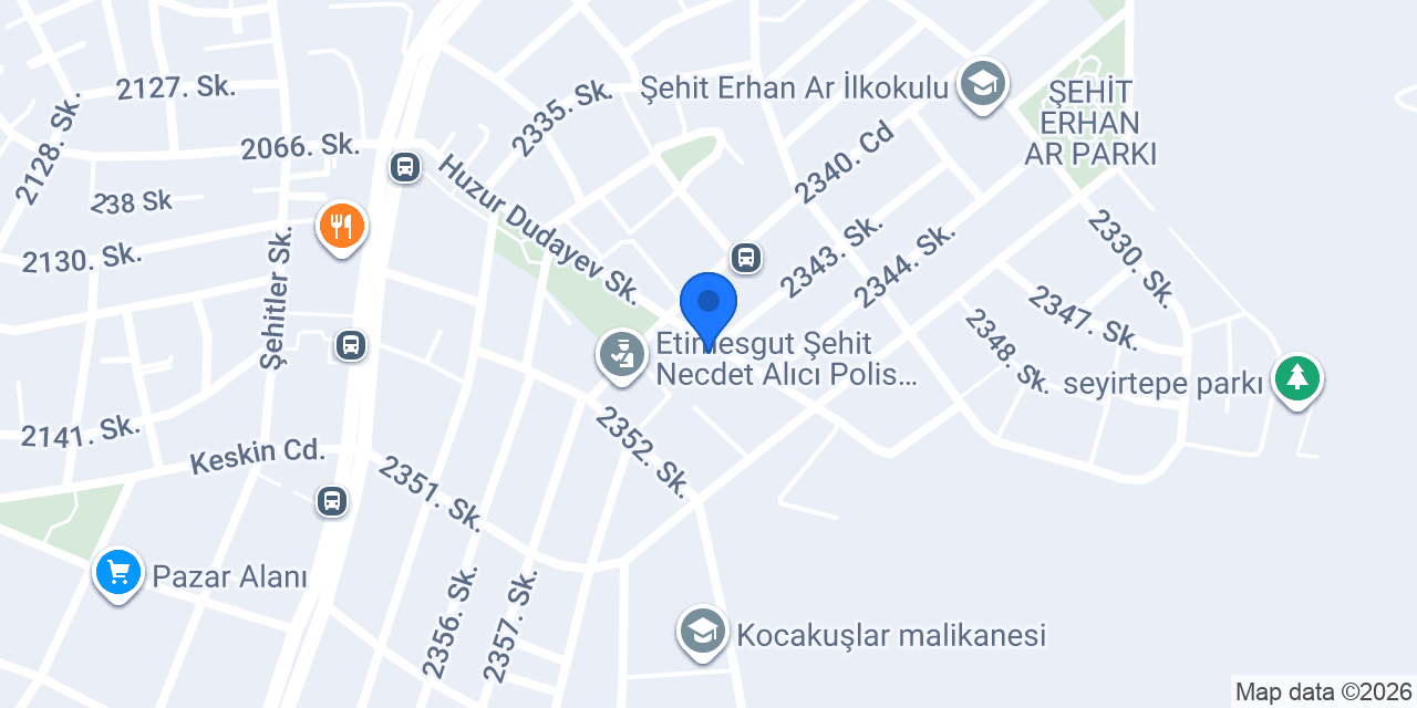 Yüsra Yufka&Kadayıf Unlu mamüller konumu