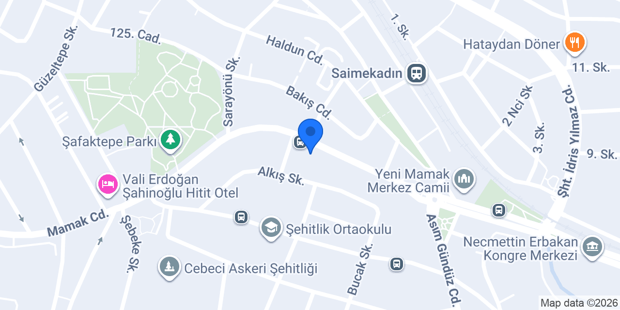 BAYRAK OTO GAZ konumu