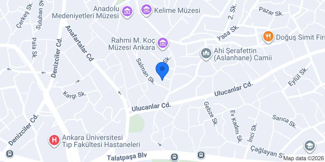 Özgür Çınar Antiques konumu