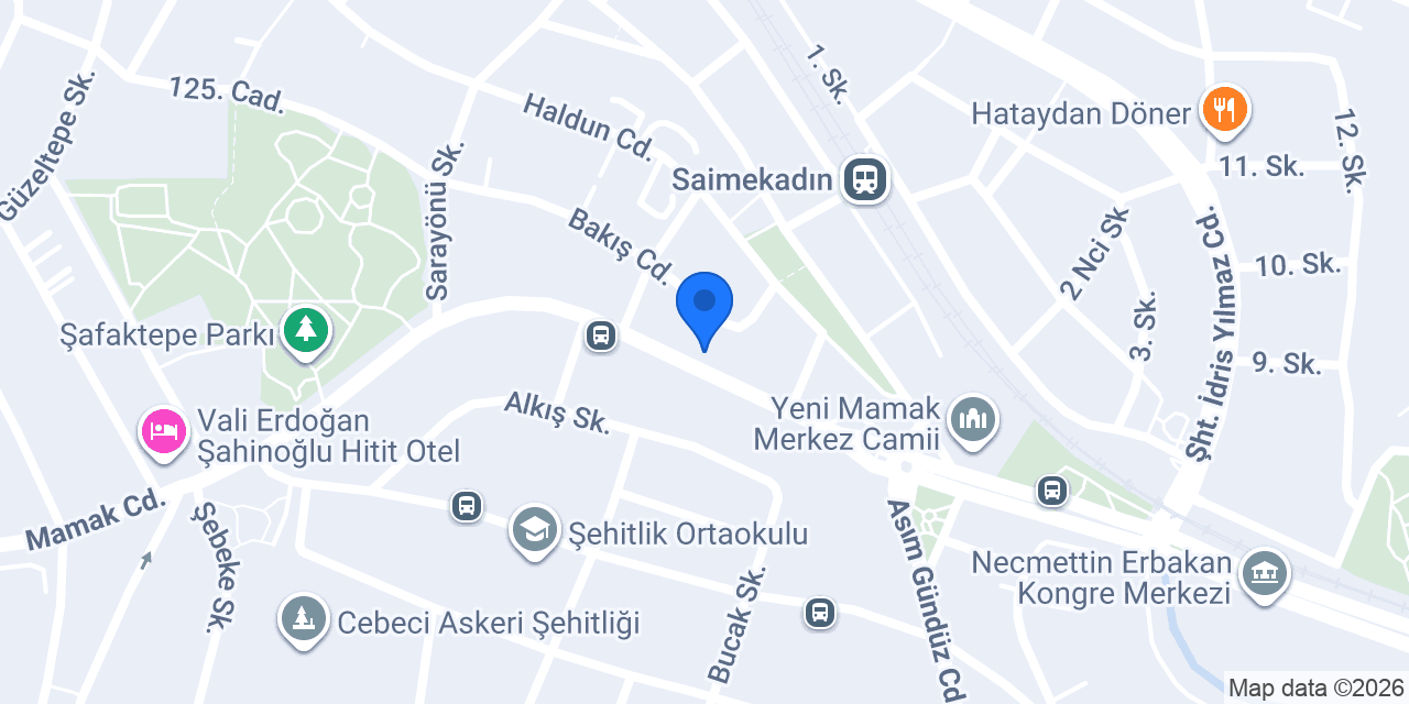 Karizma Oto Döşeme konumu