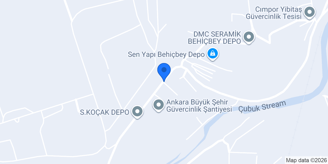 Sezer Ticaret Depo konumu