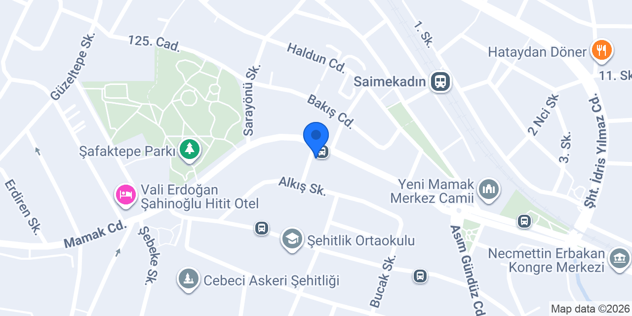 Ozan Erkek Kuaförü konumu