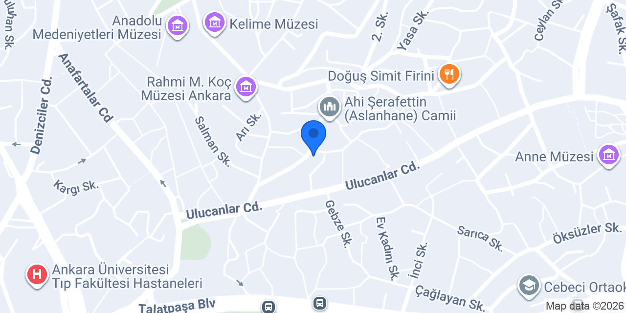 Dantel Kafe konumu
