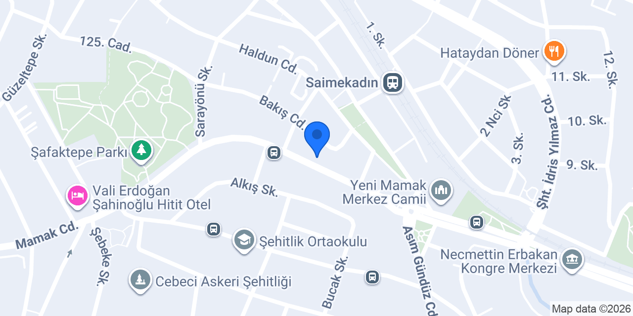 Diş Hekimi Berat Hasan Türe konumu