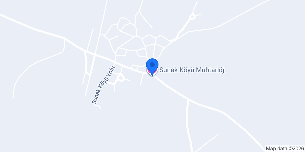Sunak Köyü Muhtarlığı konumu