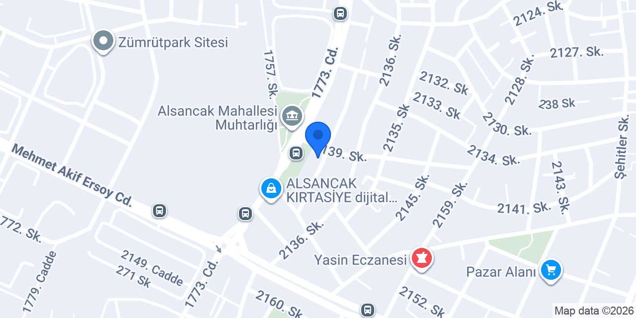 Damla Hediyelık Avizem konumu