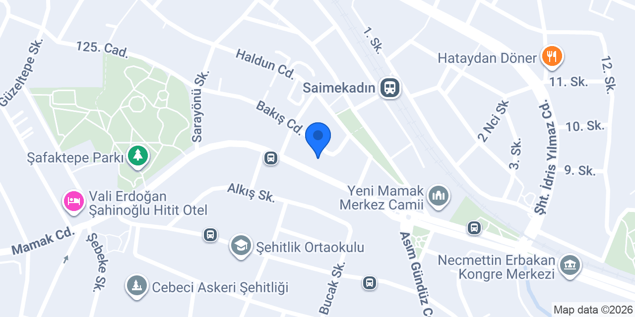 BÜLENT BÖREKÇİLİK MAMAK SAİMEKADIN konumu