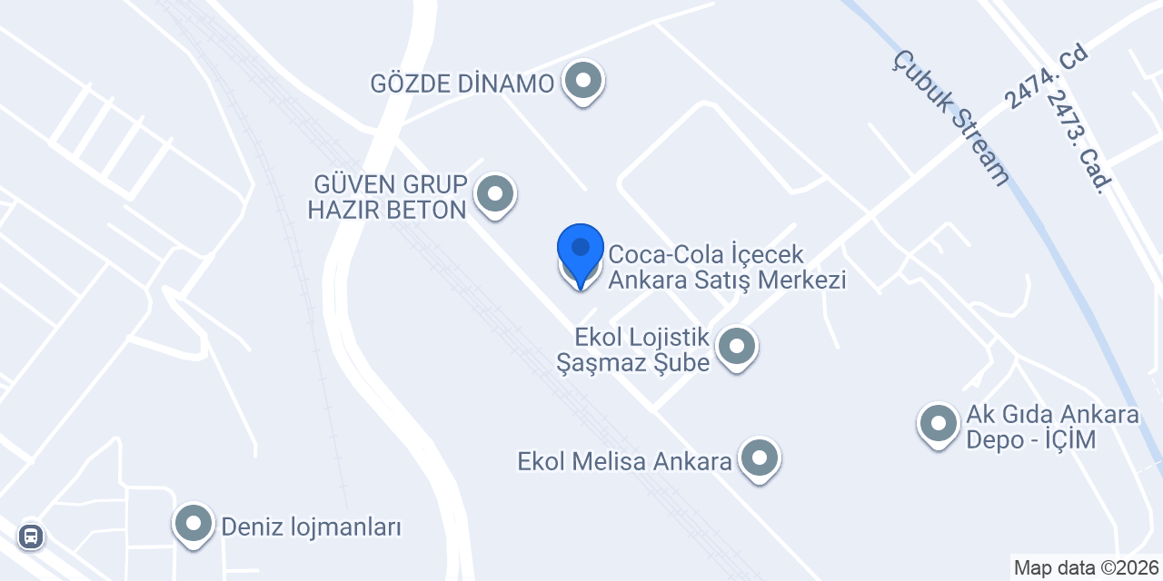 Coca-Cola İçecek Ankara Satış Merkezi konumu