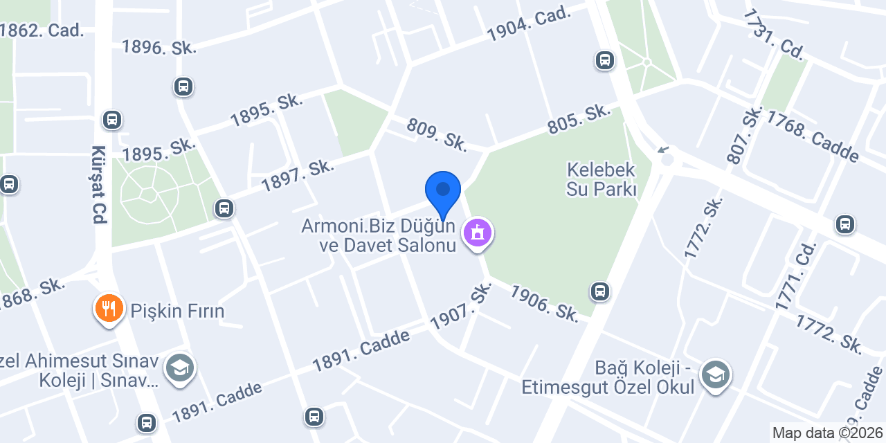 Başkent Ulaşım Filo konumu