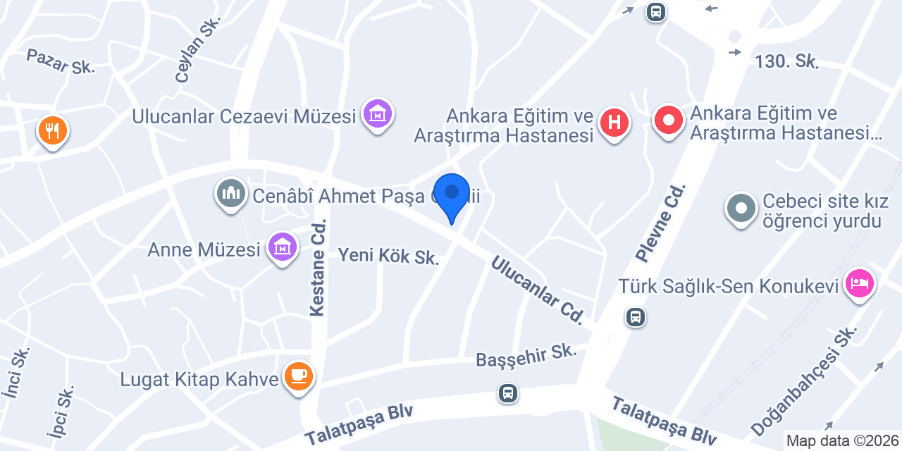 Yeni Budak Eczanesi konumu