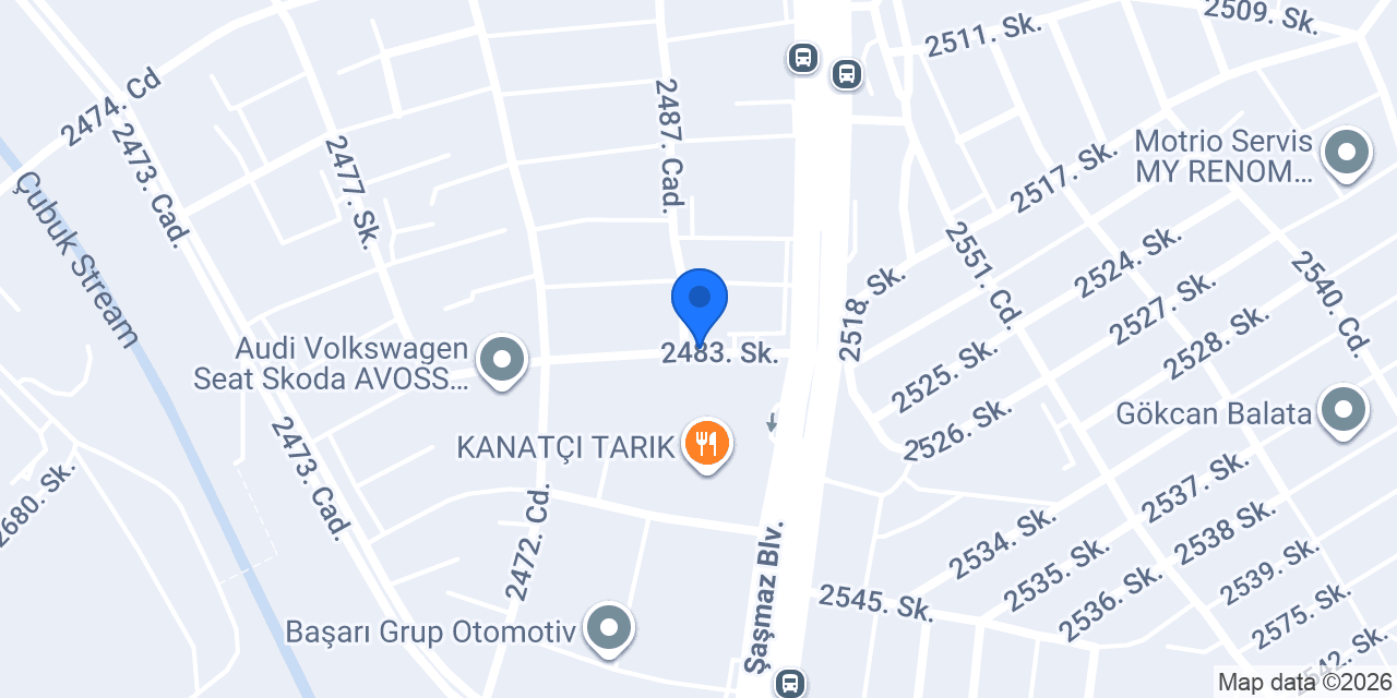 Orbay Oto Lastik konumu