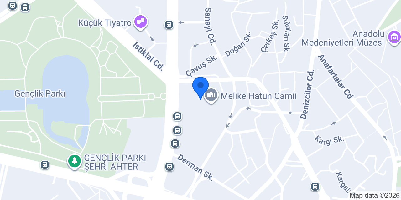 Cenur Elektronik konumu