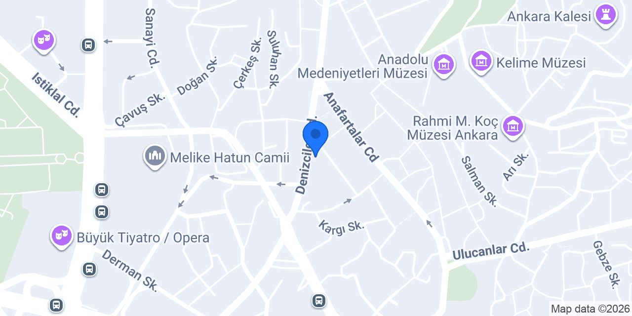 Dışkapı Vergi Dairesi konumu