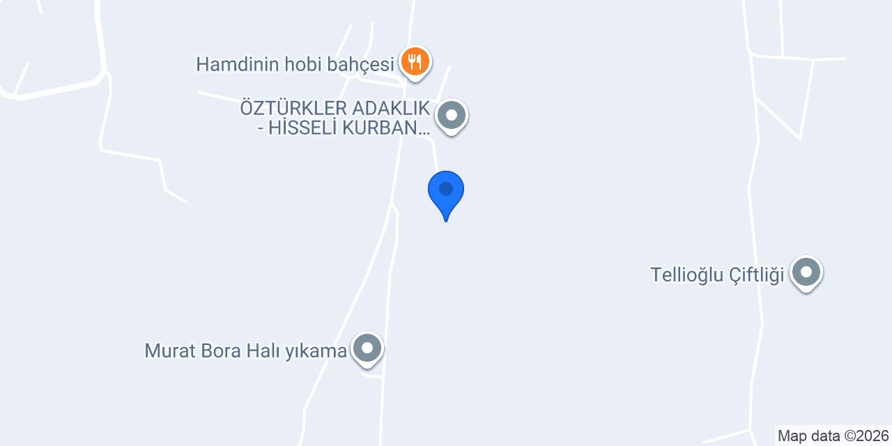 Çakmaklar besi kurbanlık konumu