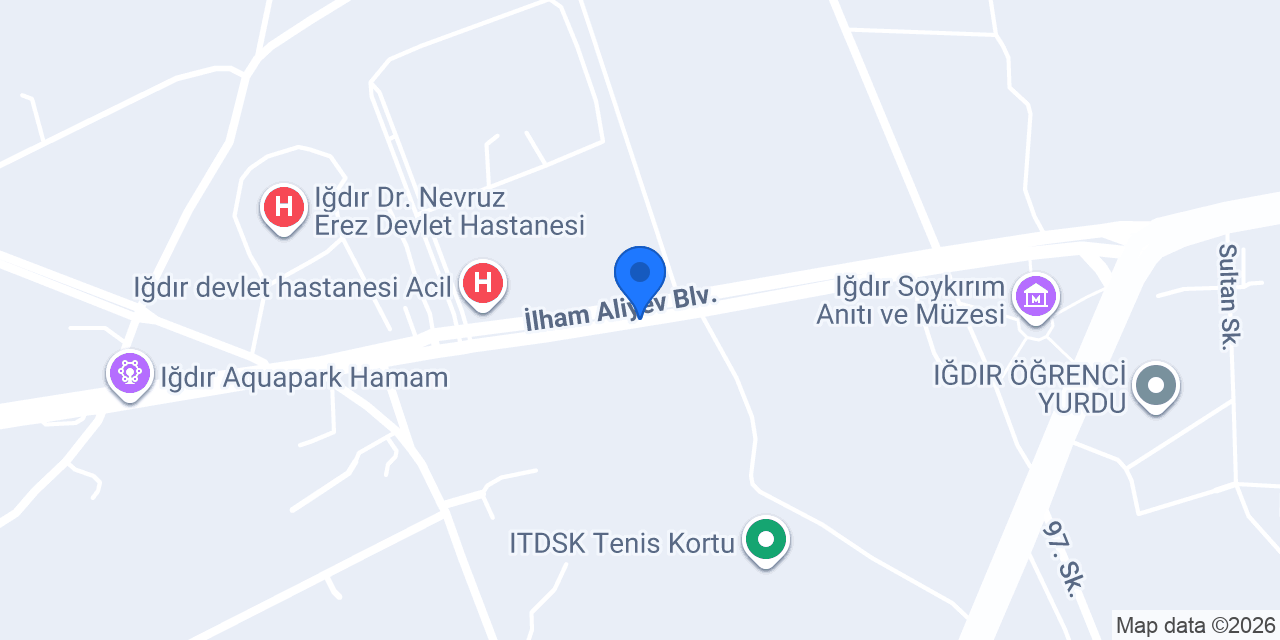 Dacia Yıldızlar Iğdır konumu