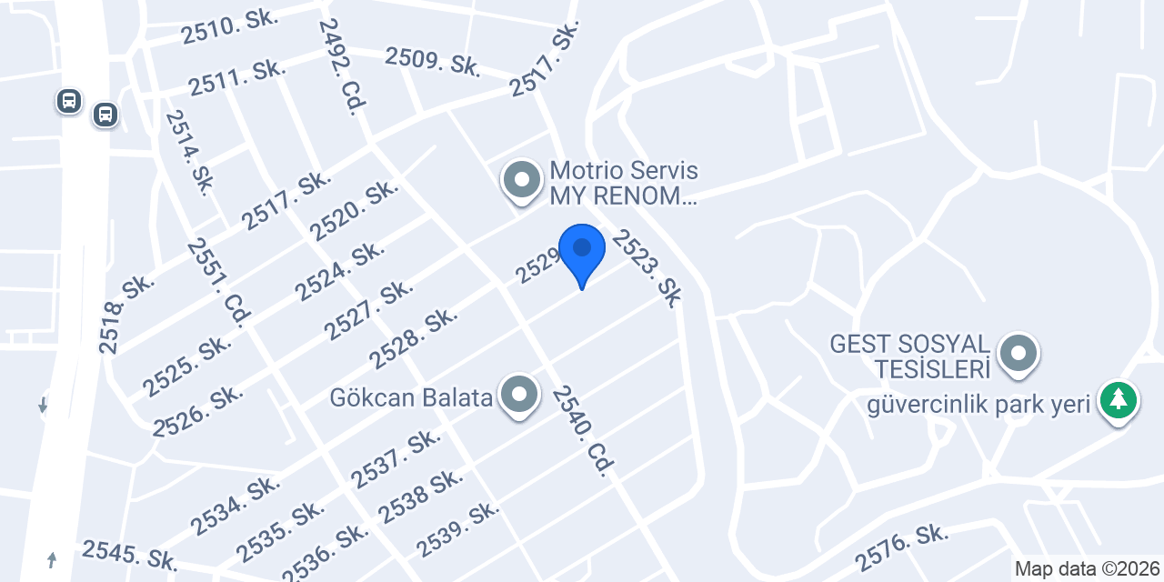 Şahin Otomotiv konumu