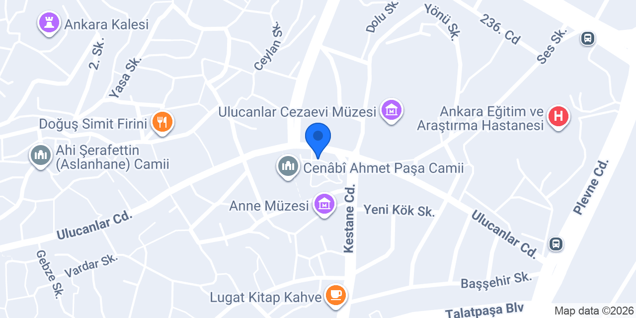 Ulucanlar Ssk Taksi konumu