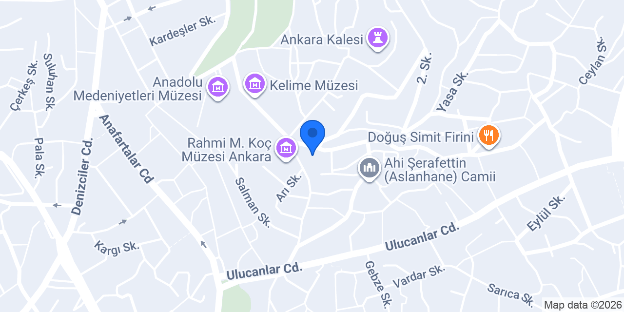 E Tipi Tasarım Atölyesi konumu