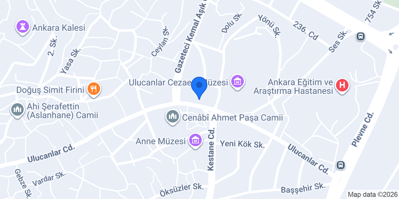 Ulucanlar Cezaevi Sanat Kafe konumu