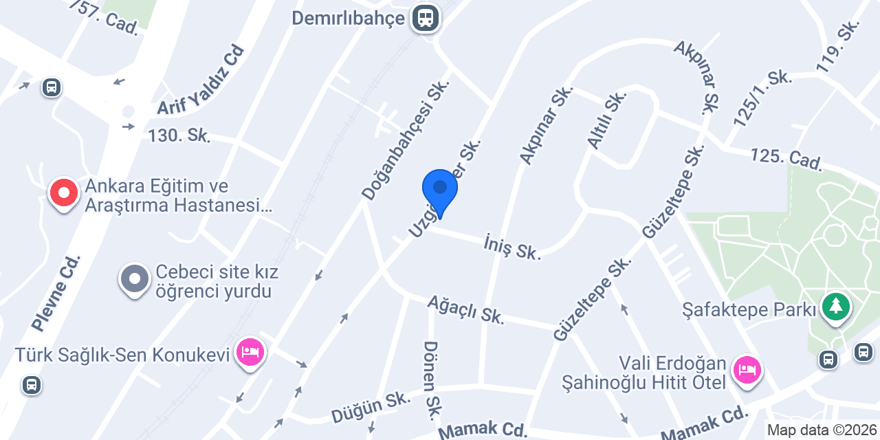 Butikev konaklama konumu
