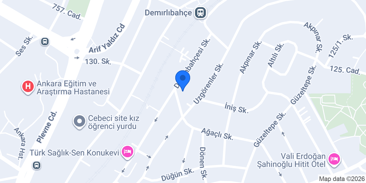 Yüksel Tesisat konumu