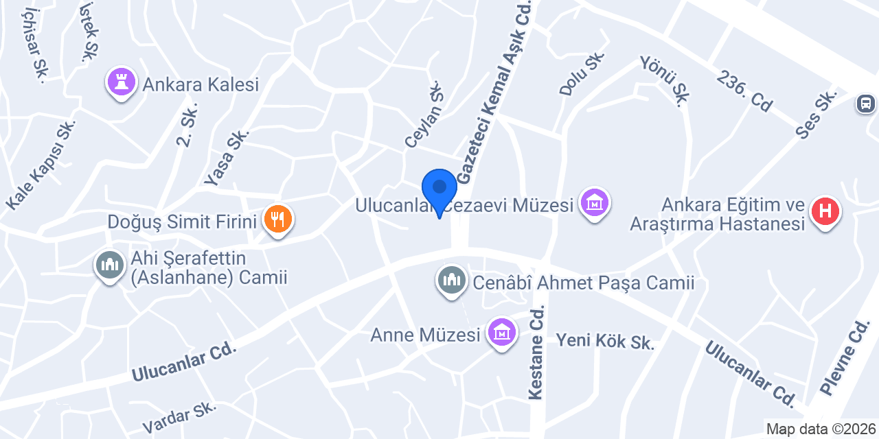 Ulucanlar Aşevi konumu