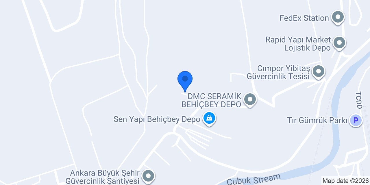 Ersan Seramik Depo konumu