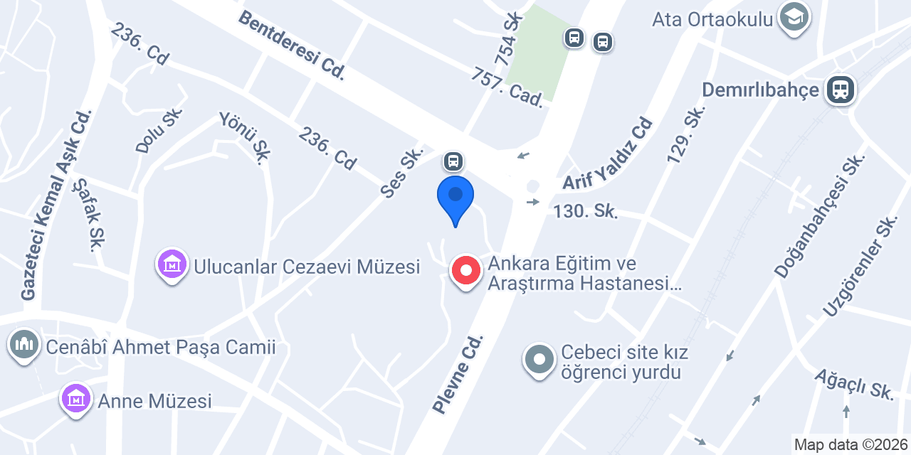 Ankara Üniversitesi Hemşirelik Fakültesi konumu