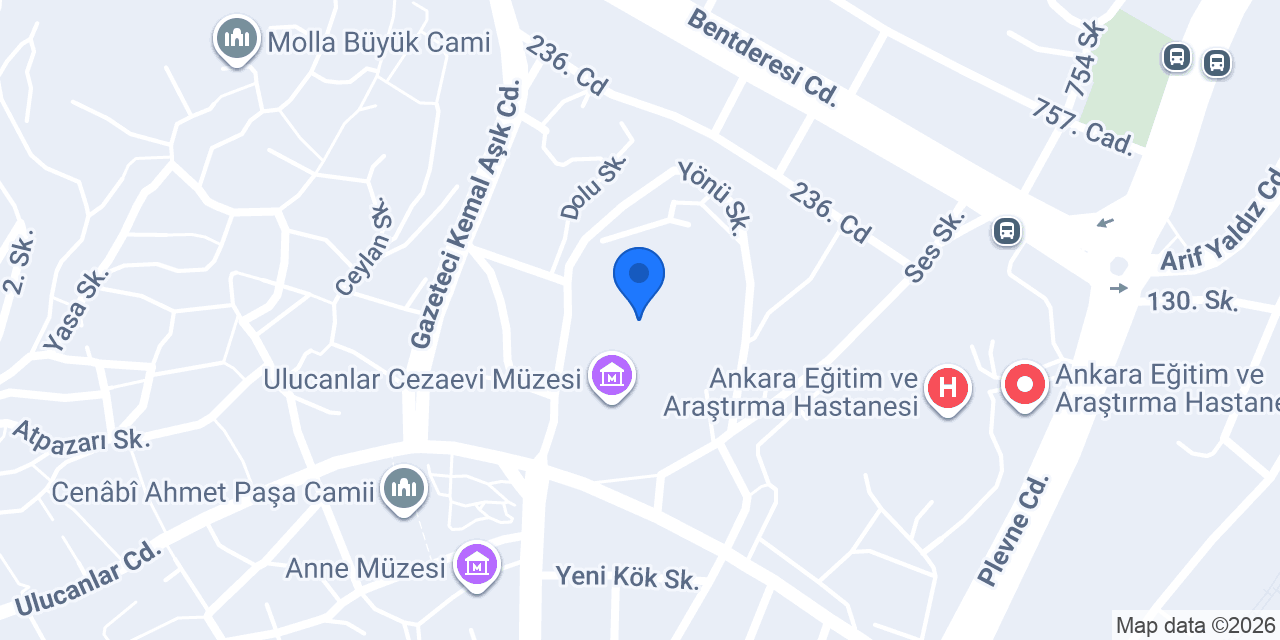 Çınar Keçe Atölyesi konumu
