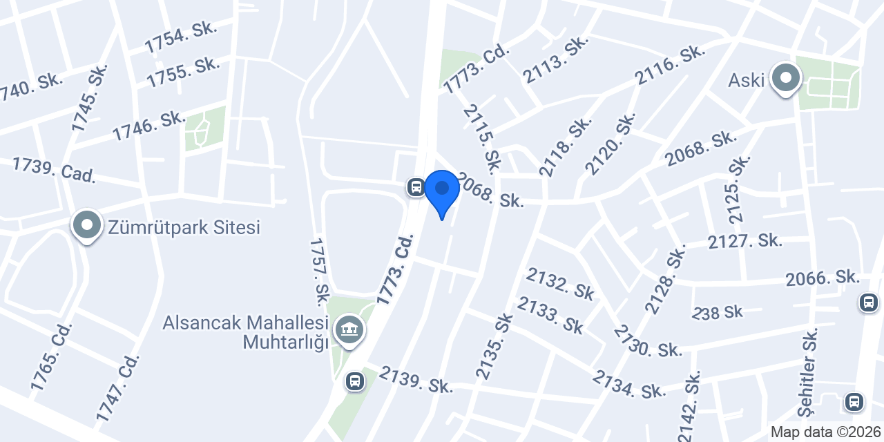 Etimesgut Meva Veteriner Kliniği konumu