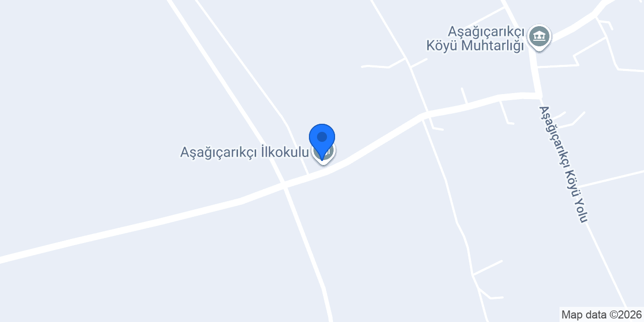 Aşağıçarıkçı İlkokulu konumu