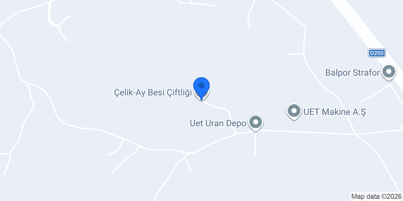 Çelik-Ay Besi Çiftliği konumu