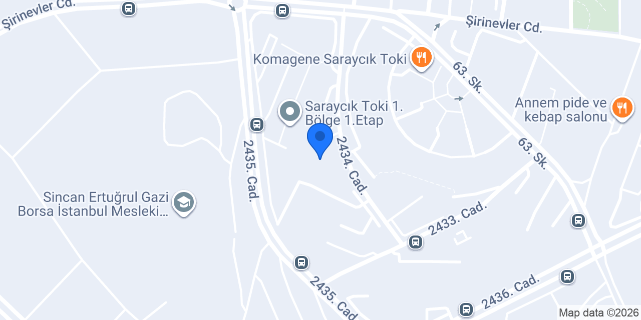 Özgür Hirdavat Avm konumu