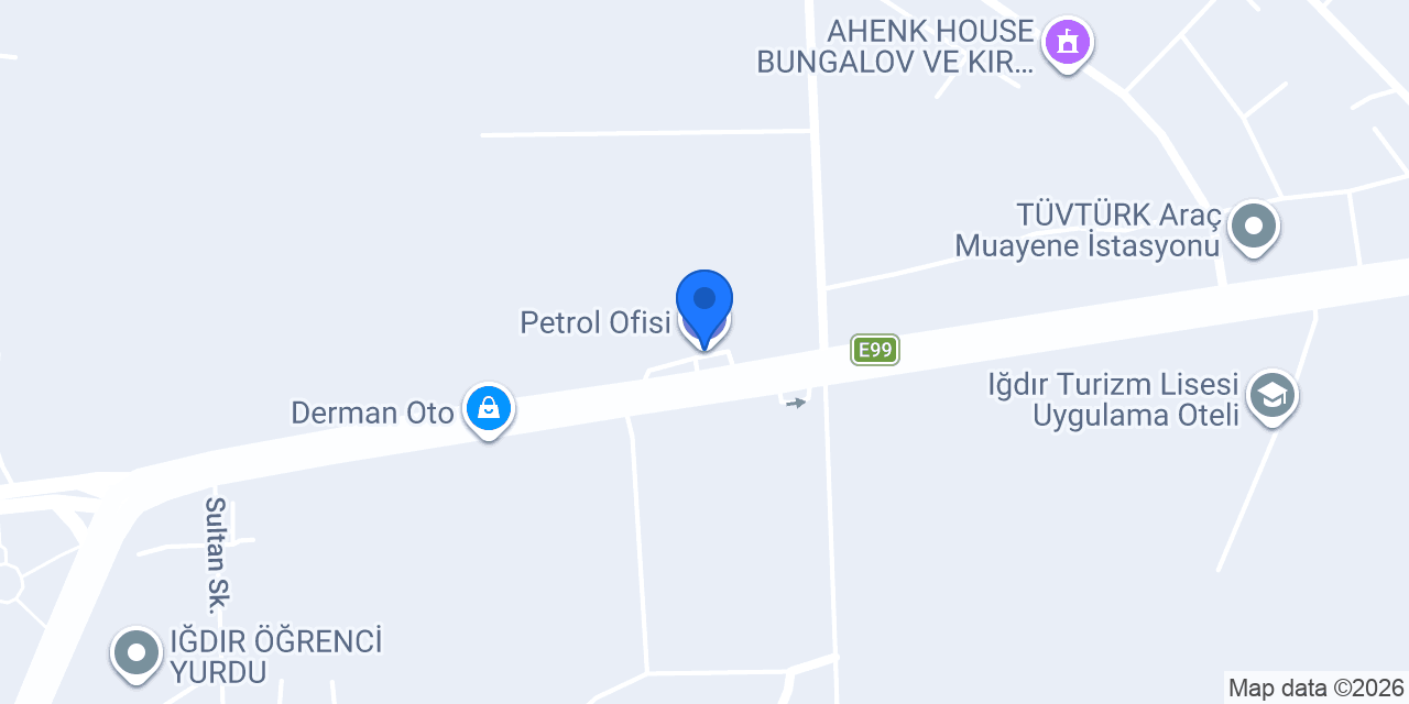 Petrol Ofisi konumu