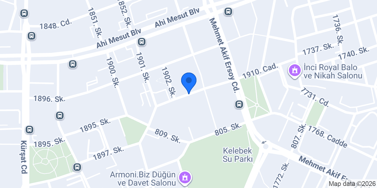 Şahanlar Sıhhi Tesisat konumu