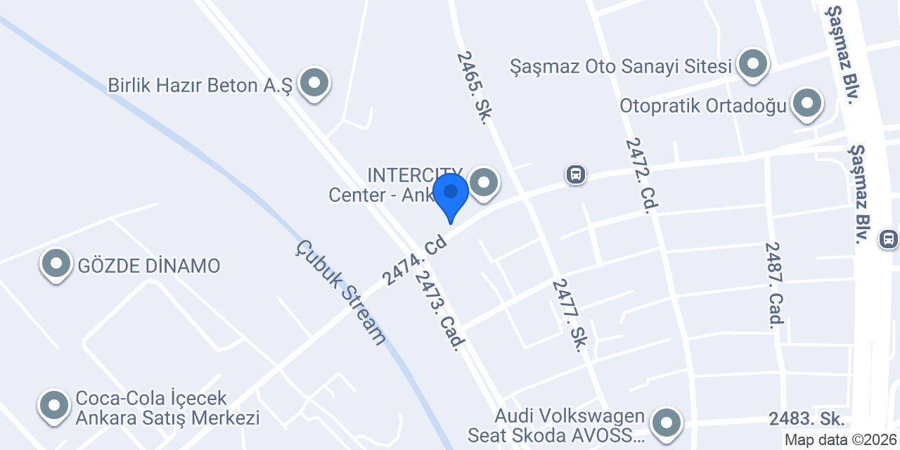 Kılıçdağ Otomotiv konumu