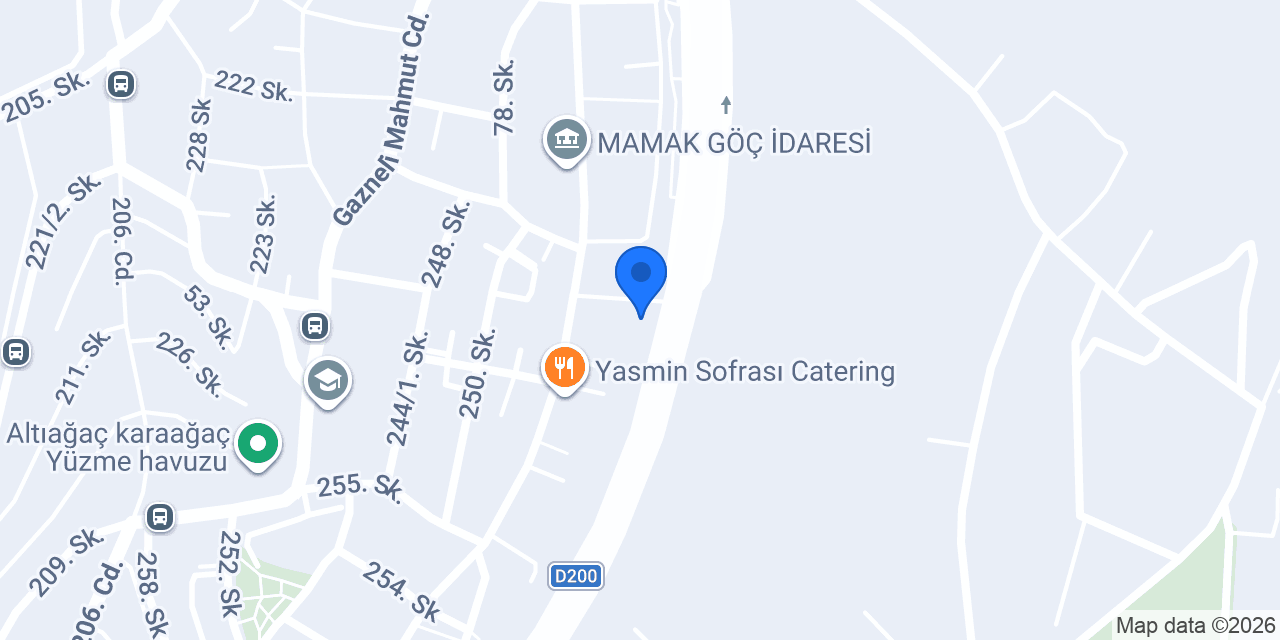 MS Endüstriyel Makina konumu