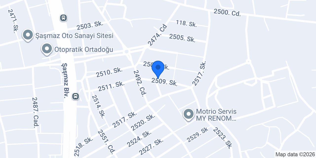 Cevdet Oto Döşeme konumu