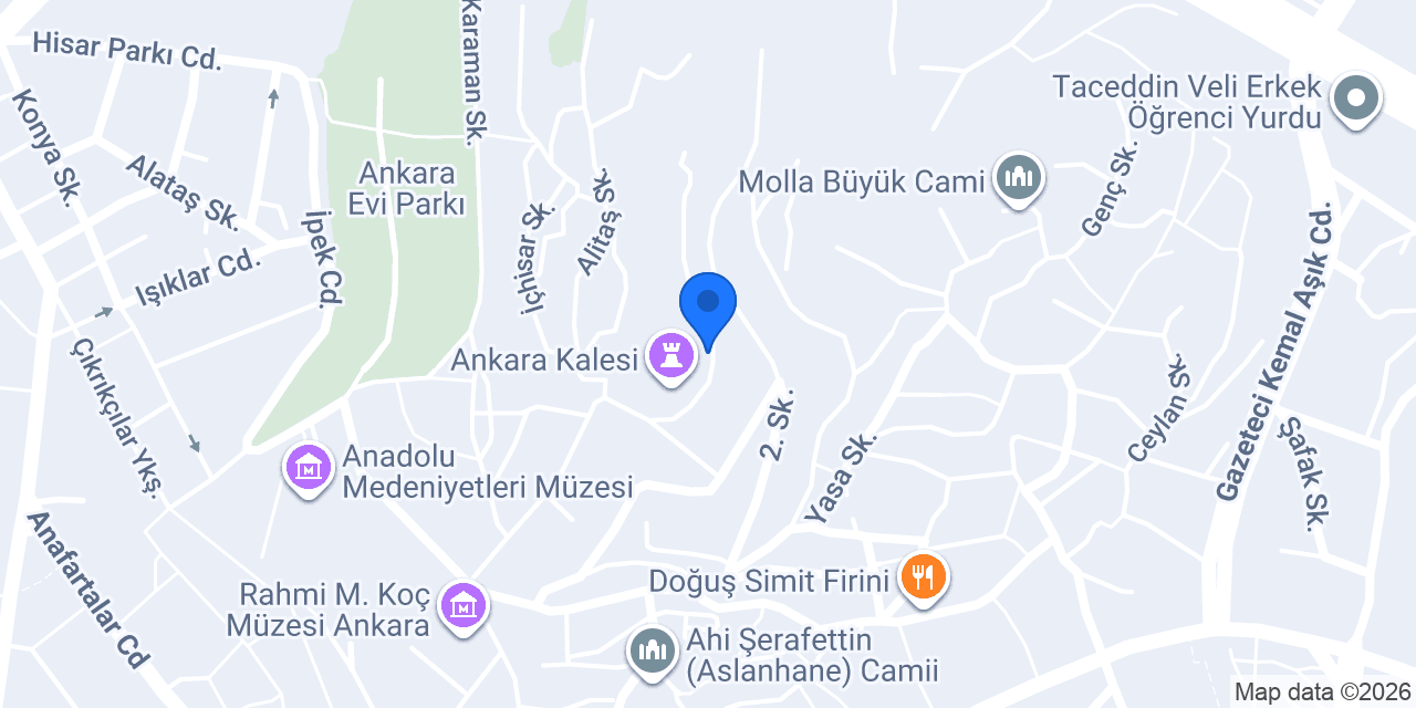 Emniyetli Otopark konumu