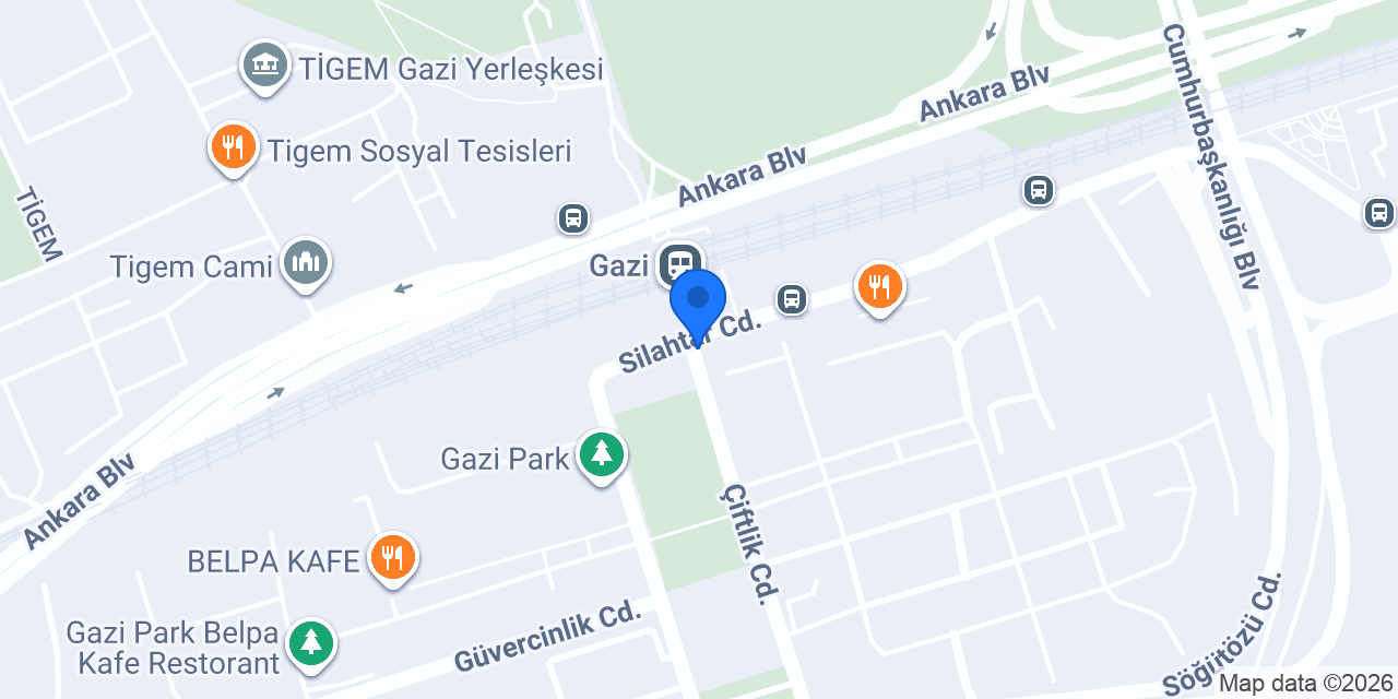 Ptt - Aoç Şb. konumu