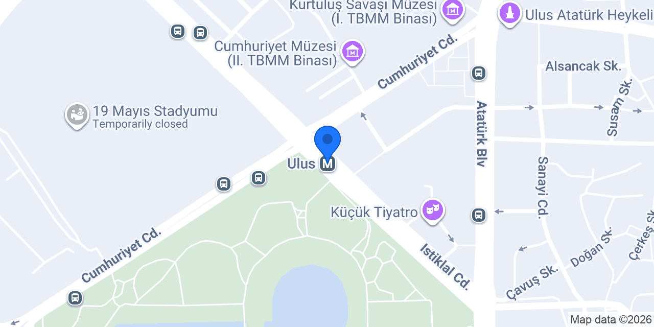 Ulus konumu