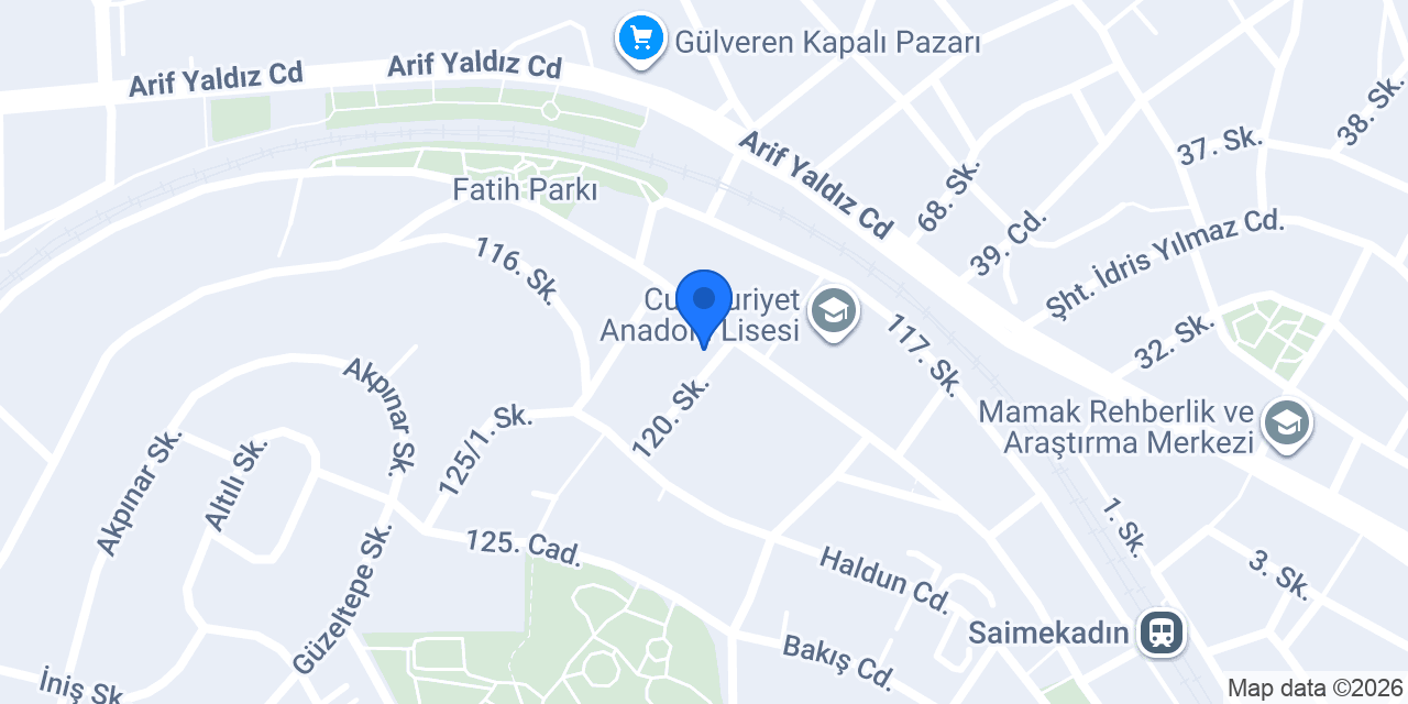 Şen Market konumu