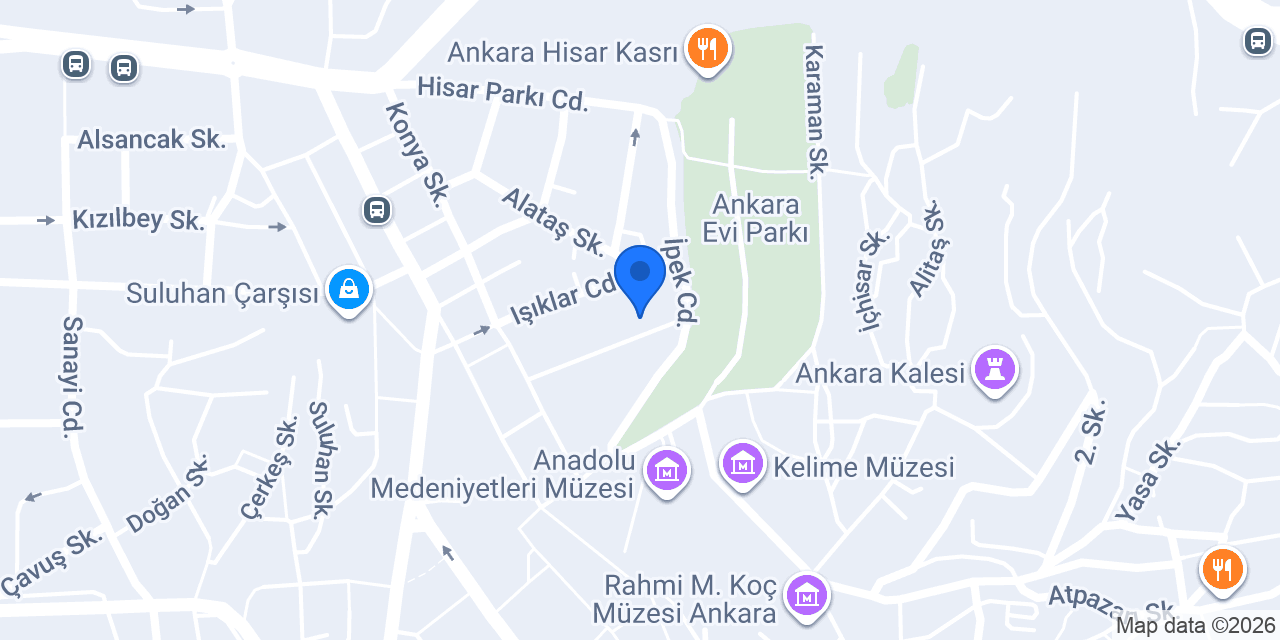 Azize Tereza Kilisesi konumu
