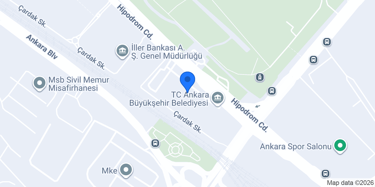 Yapı Kredi - Ankara Büyükşehir Belediyesi Şubesi konumu