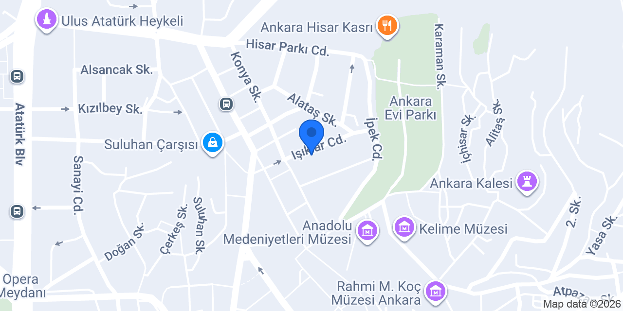 Işıklar Doruk Hotel konumu