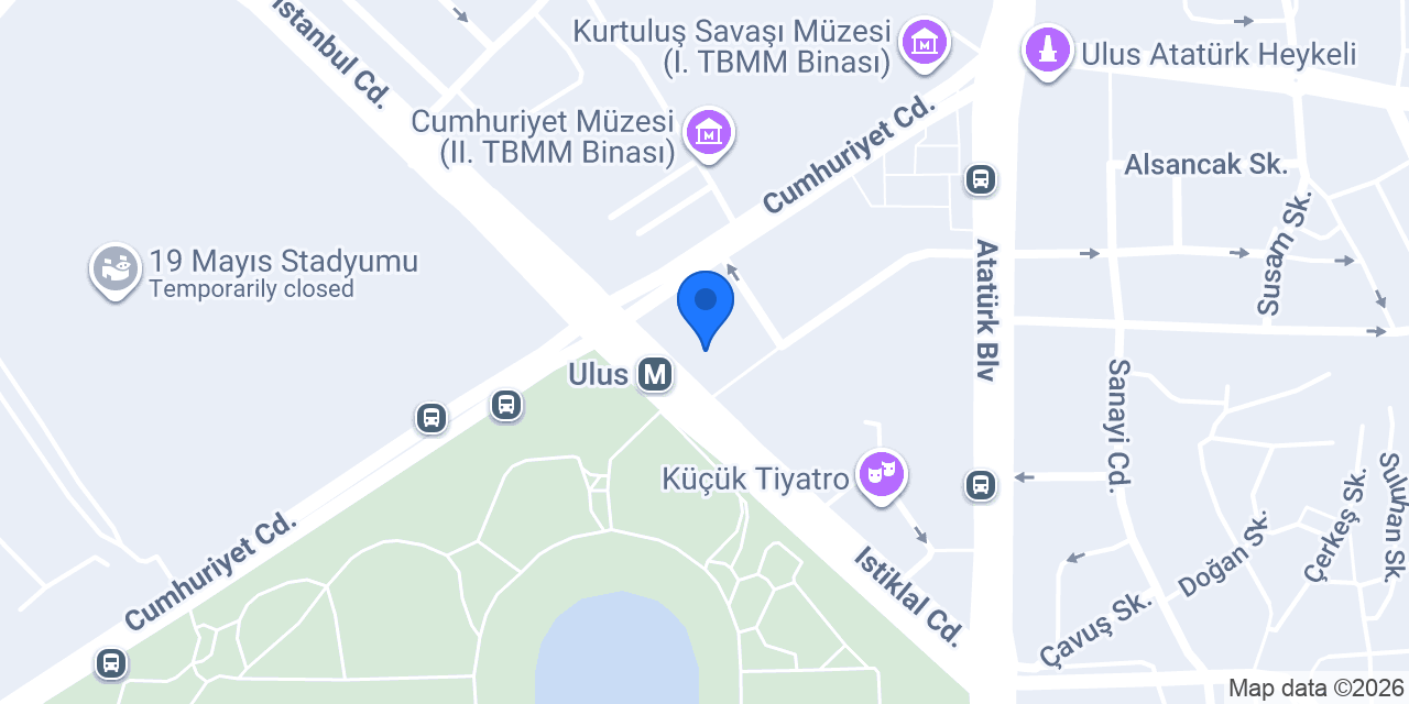 Meetings & Events by Radisson Blu Ankara konumu