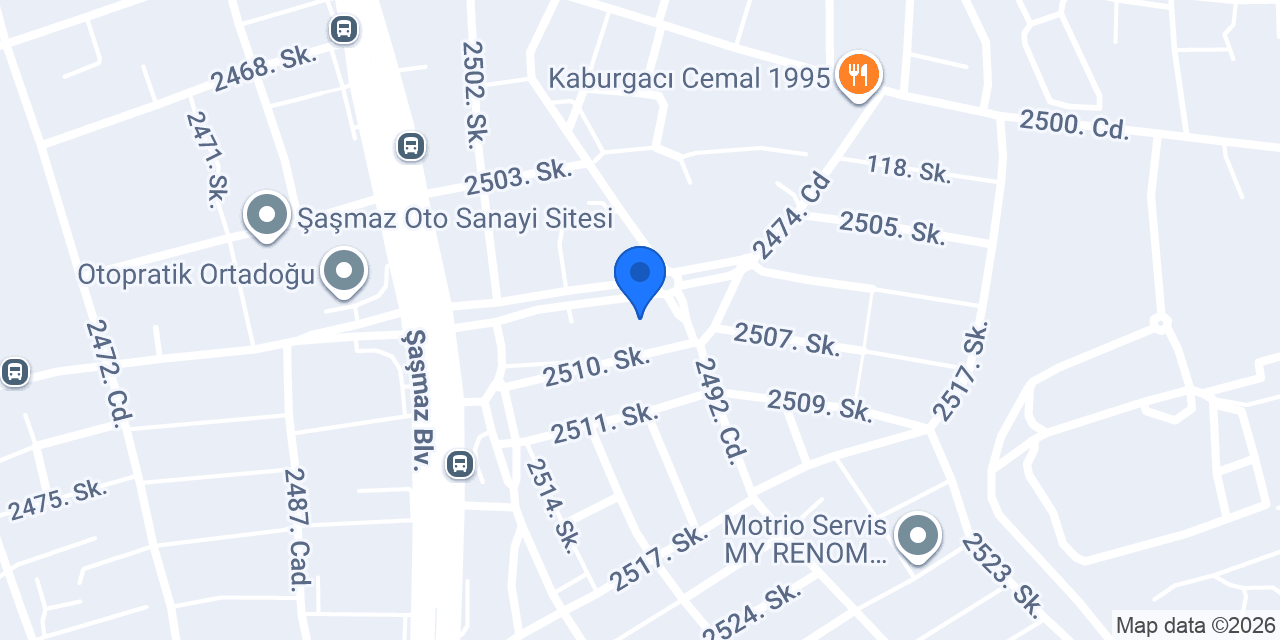 AKSAM MOTOR İÇ VE DIŞ TİC. LTD. ŞTİ. konumu